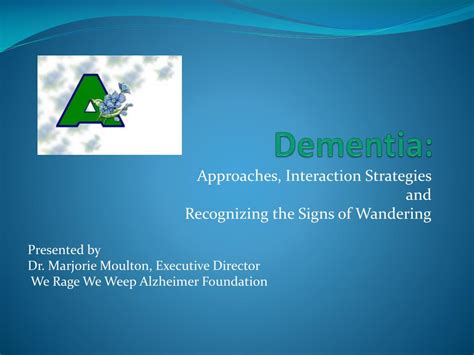 Ppt Dementia Powerpoint Presentation Free Download Id2452369
