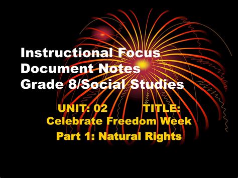 Ppt Instructional Focus Document Notes Grade 8social Studies