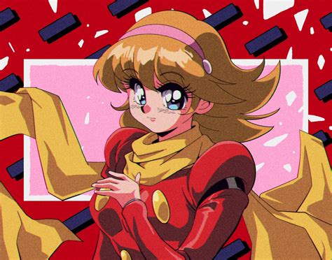 Potiri02 Francoise Arnoul Cyborg 009 1990s Style 1girl Breasts Brown Hair Eyelashes