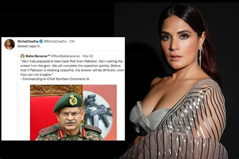 Richa Chadha Under Fire For Tweeting Galwan Says Hi And Allegedly Mocking Indian Army