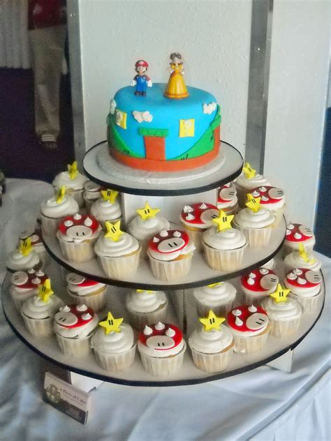 Mario Cupcake Ideas Super Mario Birthday Cake With Images Cupcake
