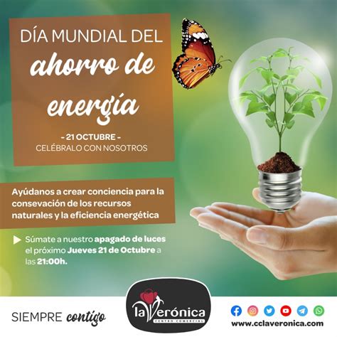 día mundial del ahorro de energía centro comercial la verónica