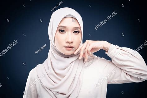 Portrait Of Muslim Woman In Office Attire And Wearing A Hijab Asian