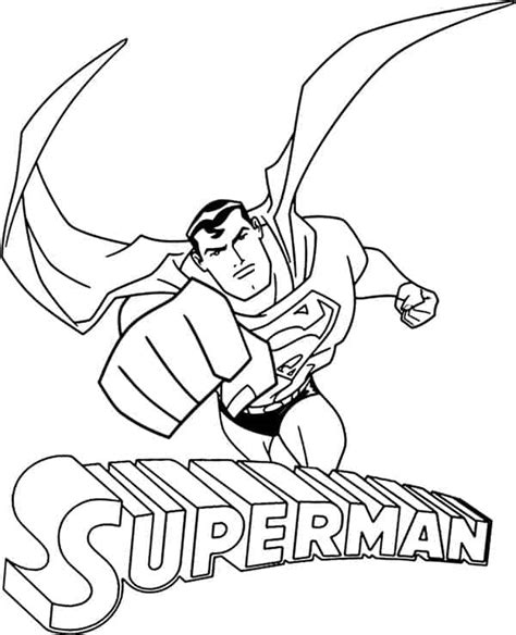 Dibujos Para Colorear De Superman 25 Plantillas Imprimibles GRATIS
