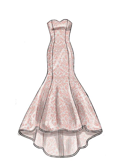 M7320 Fashion Design Clothes Fashion Drawing Dresses Dress Illustration