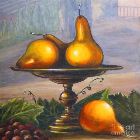 Renaissance Pears Painting By Italian Art Pixels