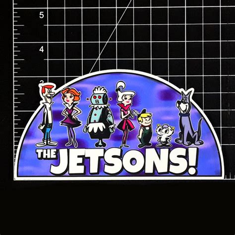 The Jetsons Family Sticker Mega Pack Classic Retro Cartoons Etsy