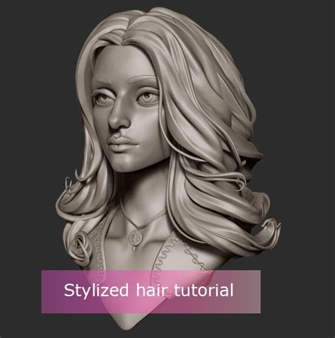 Zbrush Hair Off With Their Heads 3d Face Blender 3d Hair Brush
