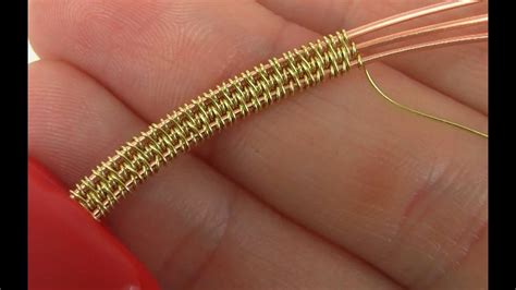 Wire Wrapping Weaving Style Using Base Wires Tutorial Wire Work