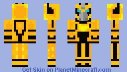 In our app you will find griefer skins, bee mob skins. Bumblebee Minecraft Skin