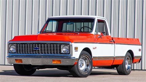 1971 Chevrolet C10 Cheyenne Super Pickup Presented As Lot S114 At