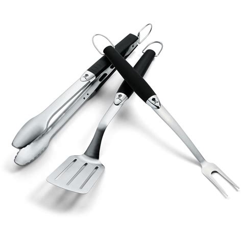 Weber 6630 Premium Stainless Steel Bbq Tool Set 3 Pieces Bbq Guys