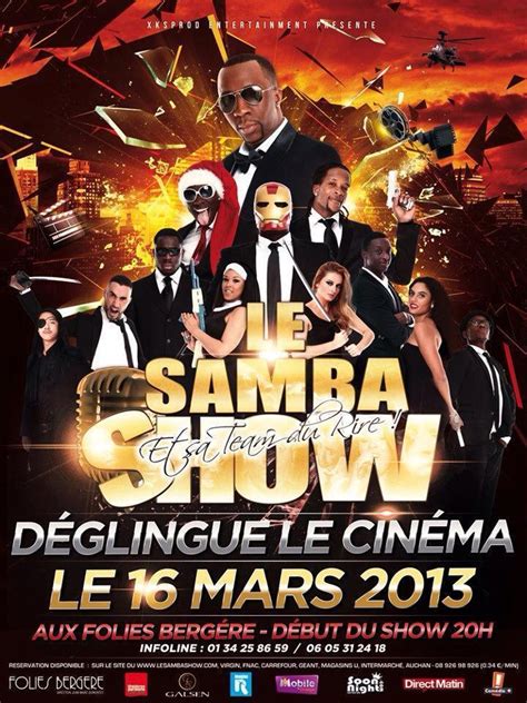 Le Samba Show et sa team du rire déglingue le cinéma au Folies Bergères ...