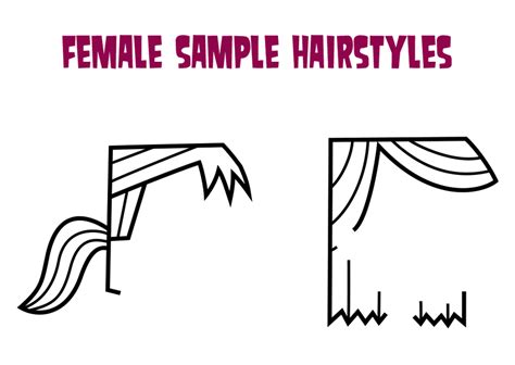 Td Female Sample Hairstyles For Base 1 By Gothikxenon On Deviantart