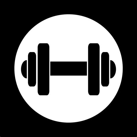 Dumbbell Icon 564259 Vector Art At Vecteezy