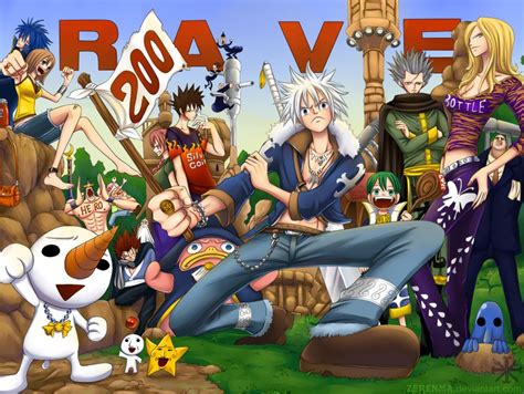 Fifty years ago, the demon stone and rave (two powerful artifacts) are broken and scattered throughout the world. Rave Master (With images) | Rave master, Rave, Anime