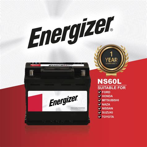 Energizer Car Battery Ns60l 55b24l Shopee Malaysia