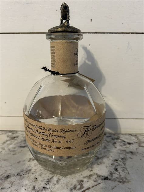 Rare Bourbon Whiskey Empty Bottle Lot Old Rip Van Winkle Willet Blanton