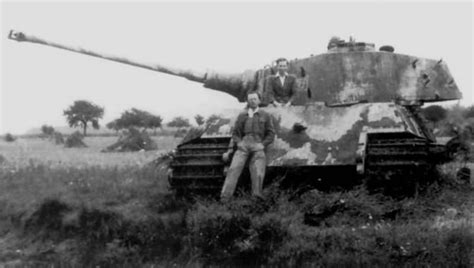 King Tiger Of Schwere Ss Panzer Abteilung 101 France 1944 World War