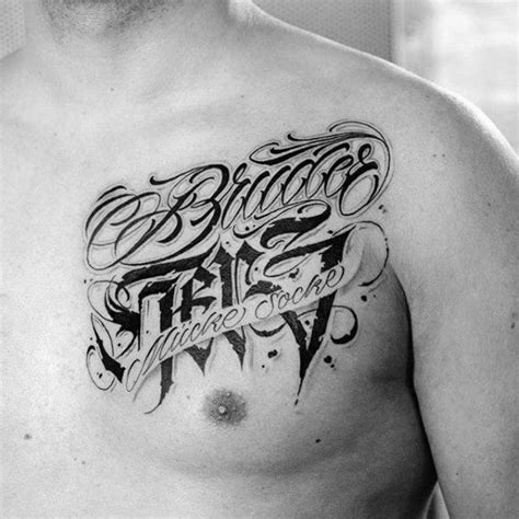 There are a wide range of tattoo designs that one can choose from however some key things should be considered before settling for this design. 60 Typography Tattoos For Men - Word Font Design Ink Ideas