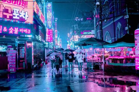 Cyberpunk Neon And Futuristic Street Photos Of Seoul By Steve Roe