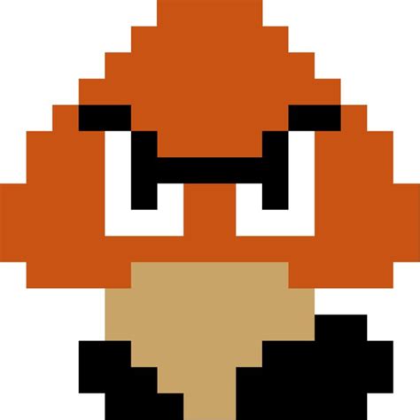 Goombas De Mario Bros Pixel Art Cuadricula Youtube Images