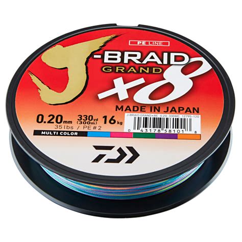 Daiwa Fishing Line J Braid Grand X8 Multi Color 150 M At Low Prices