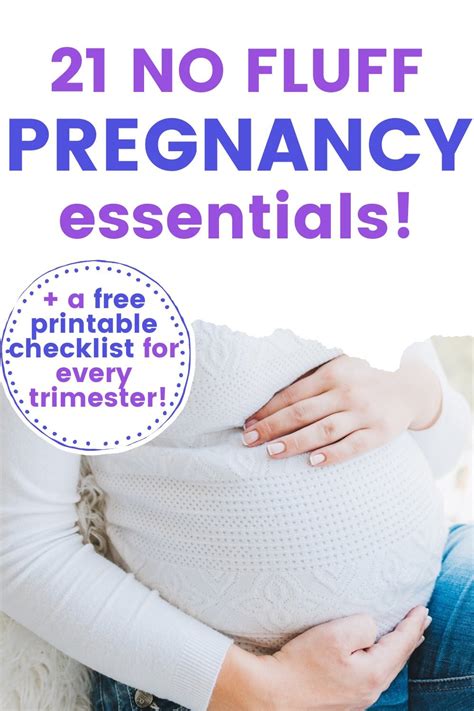 No Bs Pregnancy Must Haves For Every Trimester Things A Pregnant