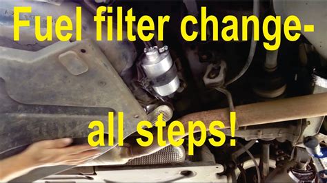 How To Change A Fuel Filter On A Mercedes C Class W203 All Steps
