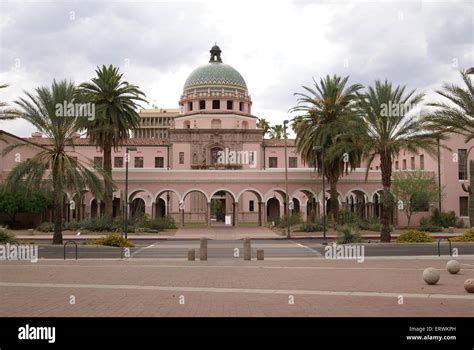 Tucson Az Old Pima County Courthouse And Presidio Historic Landmark In