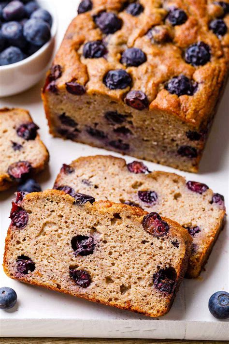 Easy Recipe Delicious Paleo Blueberry Banana Bread Prudent Penny Pincher