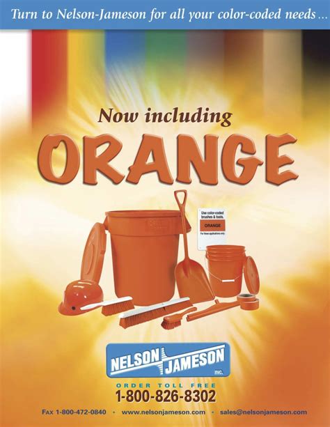 New Color Added To Color Coded Line From Nelson Jameson Inc The