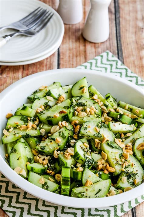 Thai Cucumber Salad Kalyns Kitchen Less Meat More Veg