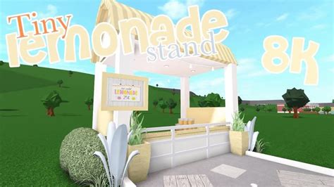 Bloxburg Lemonade Stand 🍋🌿 Speed Build Diy House Plans House