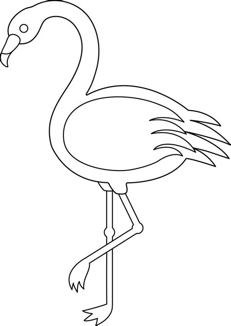 Inspired Picture Of Flamingo Coloring Pages Entitlementtrap