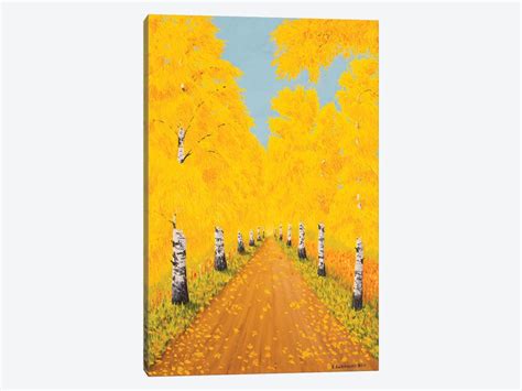 Golden Autumn Canvas Artwork By Veikko Suikkanen Icanvas