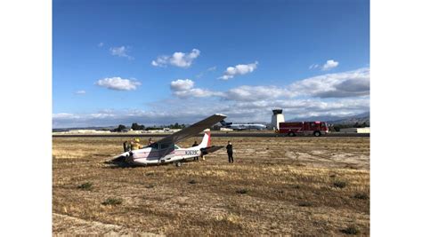 Landing Gear Failure Forces Small Plane Off Runway At