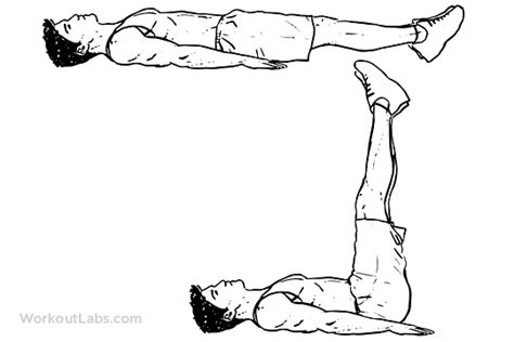 Lying Leg Raise Lift Illustrated Exercise Guide Workoutlabs 💪