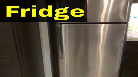 How To Remove A Fridge Door Handle Step By Step Tutorial Youtube