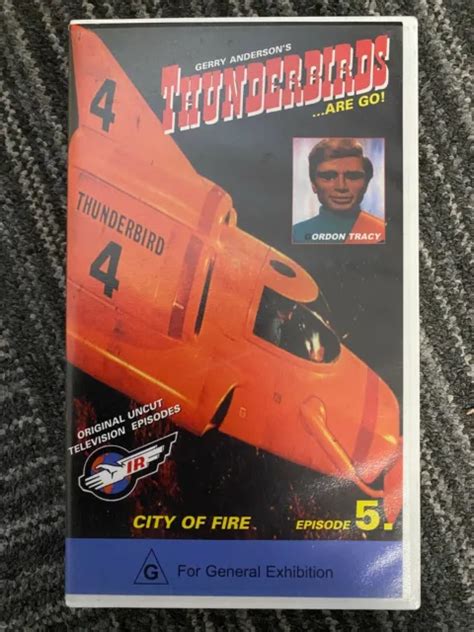 Thunderbirds City Of Fire Australian Vhs Video 5 Gerry Anderson Eur