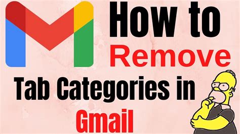 How To Remove Tab Categories In Gmail Add And Remove Inbox Category