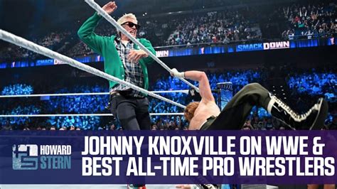Johnny Knoxville Is Ready To Fight In The Wwe “royal Rumble” Youtube