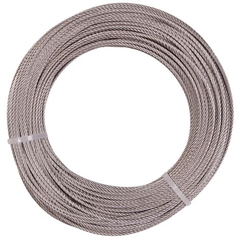 Wellsys Uncoated Stainless Steel 49 Strand Fishing Wire