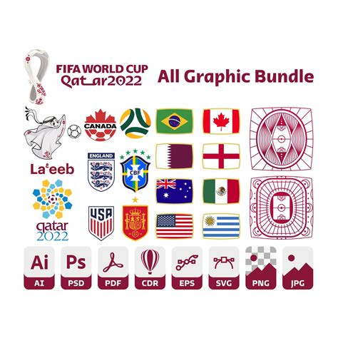 A Team Team Logo Logo Qatar Stadium World Cup Fixtures 2022 Fifa