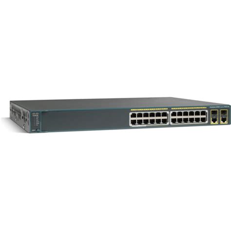 Cisco Catalyst 2960 24 Port Poe Ethernet Switch Ws C2960 24pc L