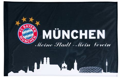 Der gesetzgeber sieht 14 tage vor. FC Bayern München Fahne, schwarz, »München meine Stadt ...