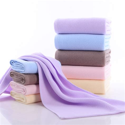 Bath towels are everyday necessities that you're likely to have in your bathroom rotation for years to come, so why skimp on quality? Ouneed 34*75cm Soft Cotton Face Flower Towel Bamboo Fiber ...
