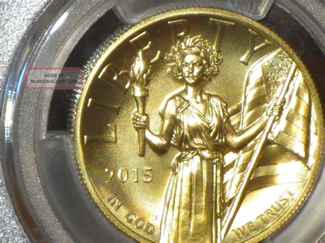 2015 W 100 Gold American Liberty High Relief Coin Graded Ms70 Pcgs 1st