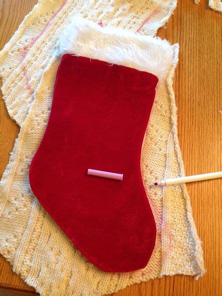 DIY Sweater Sleeve Christmas Stockings What An Awesome Idea For