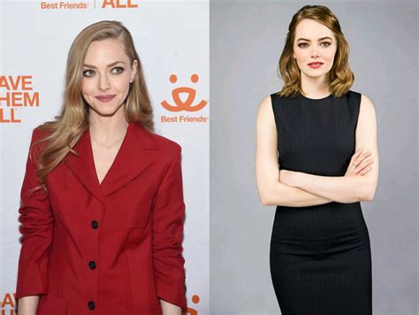 Amanda Seyfried Vs Emma Stone Rcelebbattles